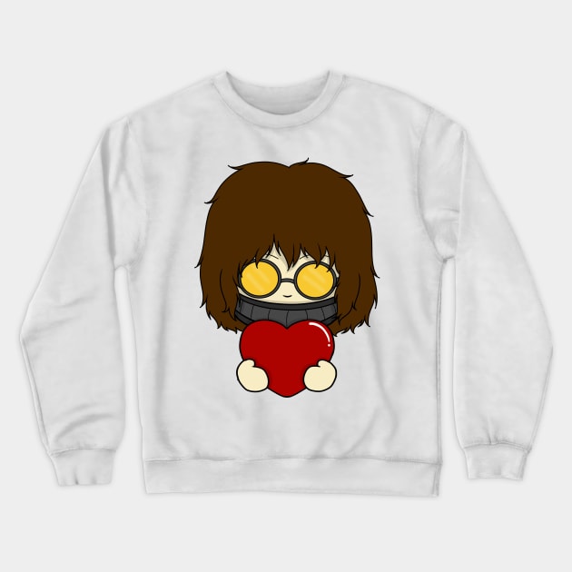 ticci toby valentine chibi Crewneck Sweatshirt by LillyTheChibi